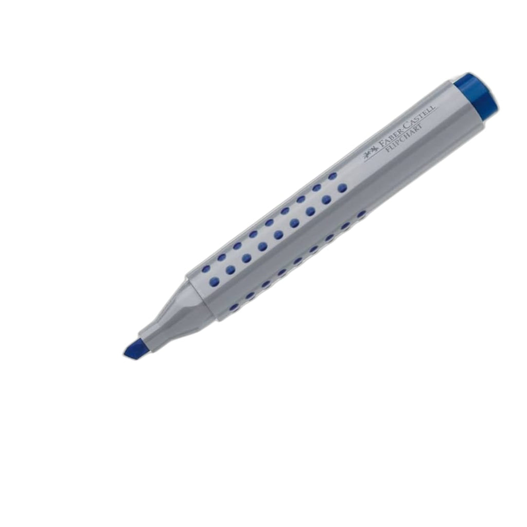 FABER-CASTELL FLIPCHART GRIP MARKER 1535 CHISEL BLUE FC153598