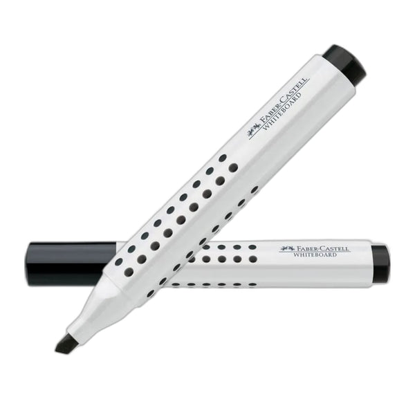 FABER-CASTELL WHITEBOARD MARKER GRIP CHISEL TIP 1586 BLACK FC158699