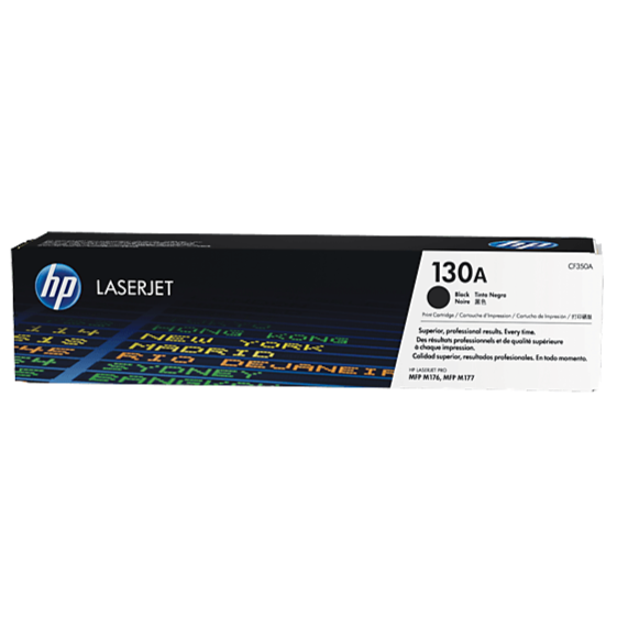 HP 130A Original LaserJet Toner Cartridge - Black
