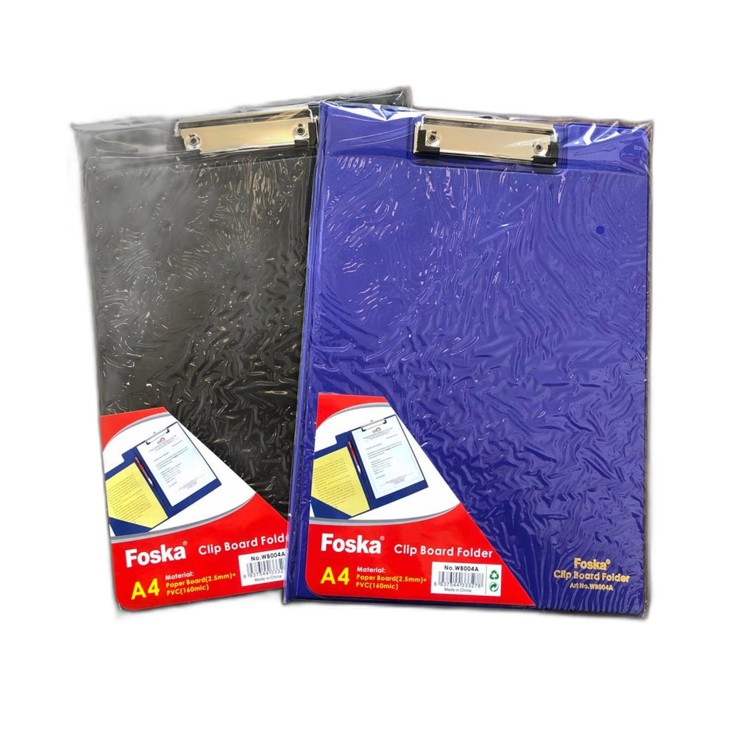 Foska PVC A4 Double Sided Writing Pad With Pen Holder (WB004A)
