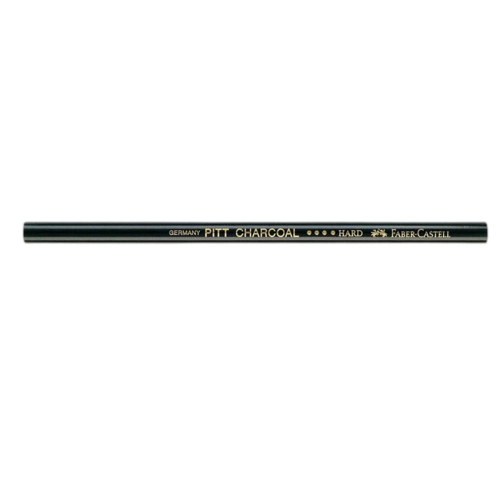 FABER CASTELL PITT COMPRESSED CHARCOAL PENCILS HARD 6PC FC112993