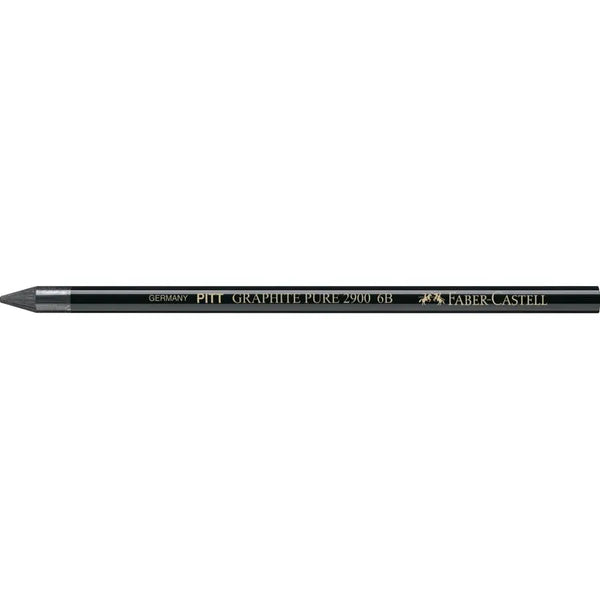 FABER-CASTELL GRAPHITE PENCIL PITT GRAPHITE PURE 6B FC117307