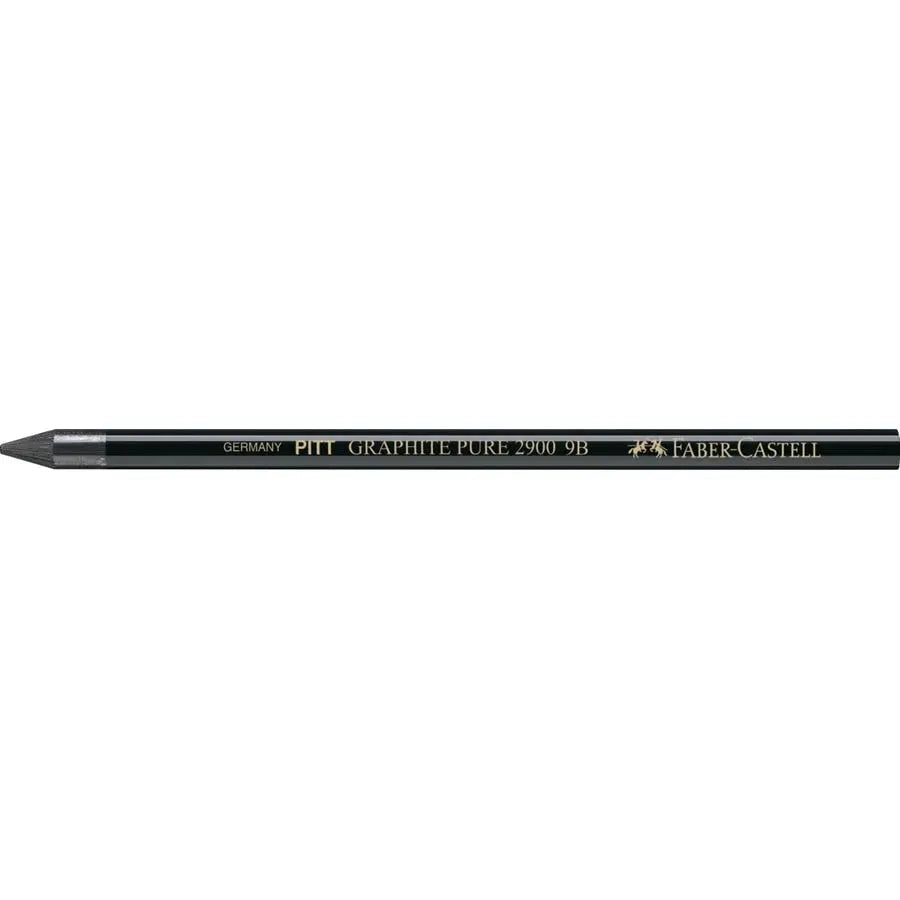 FABER-CASTELL GRAPHITE PENCIL PITT GRAPHITE PURE 9B FC117309