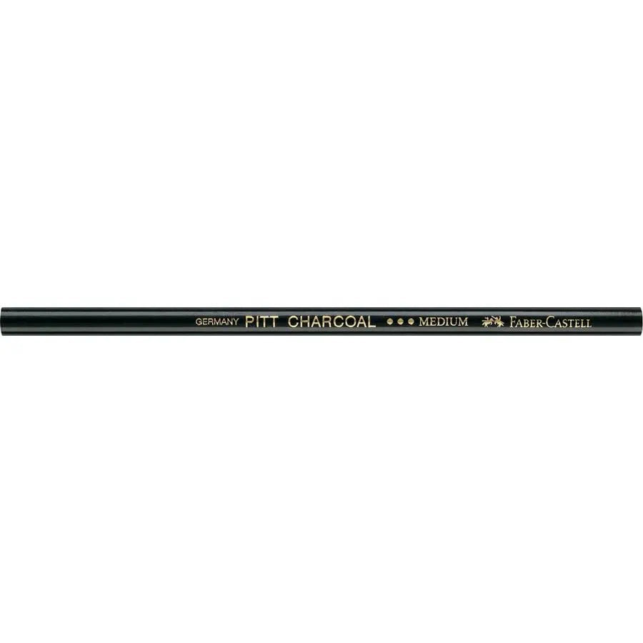 FABER CASTELL CHARCOAL PENCIL PITT WAXFREE BLACK MEDIUM FC117400
