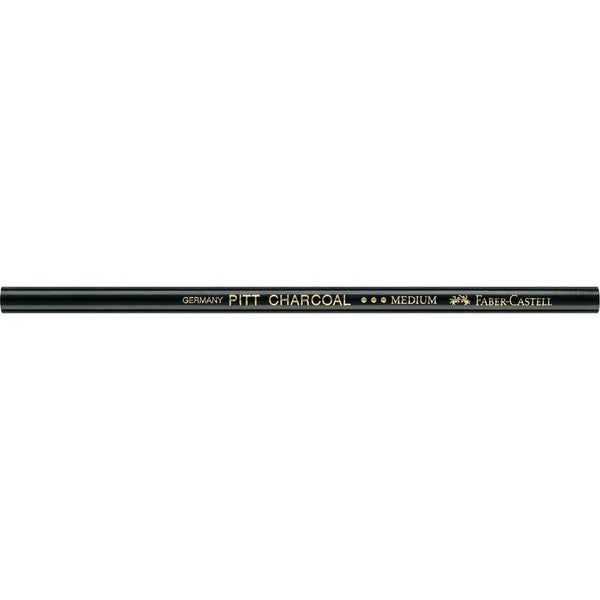 FABER CASTELL CHARCOAL PENCIL PITT WAXFREE BLACK MEDIUM FC117400