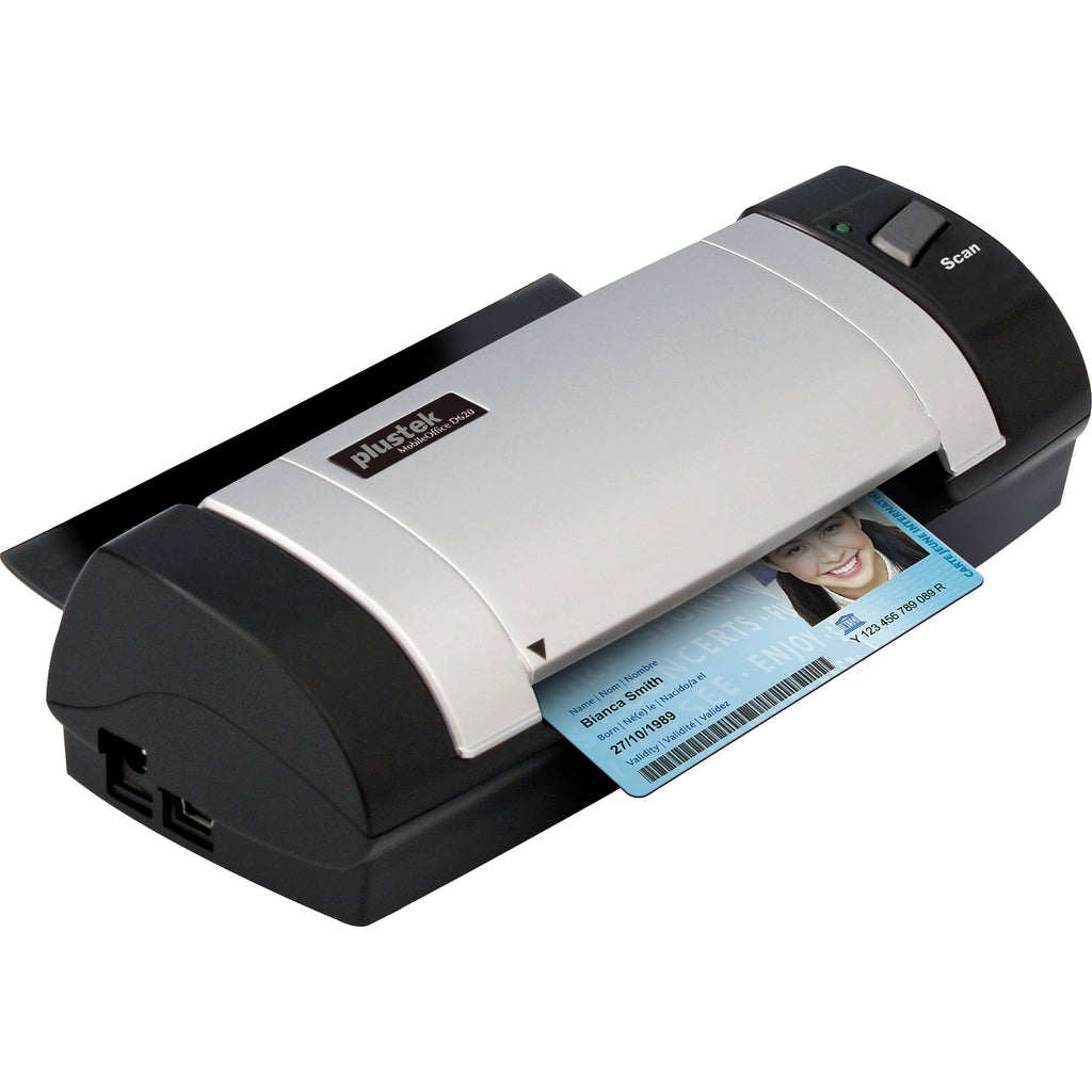 PlusTek MobileOffice D620 USB Powered Duplex ID & Card Scanner