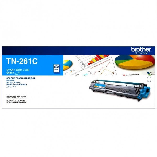 Brother TN-261C Cyan Toner Cartridge