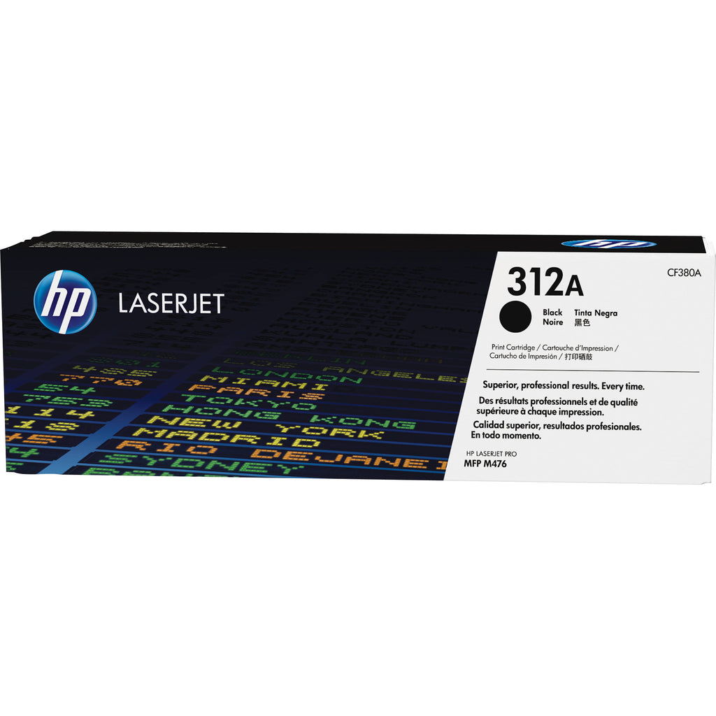 HP 312A Black Toner Cartridge CF380A