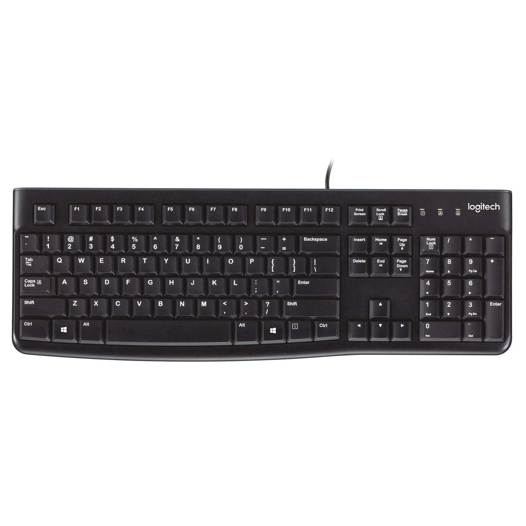 Logitech K120 Wired Keyboard - English, Black