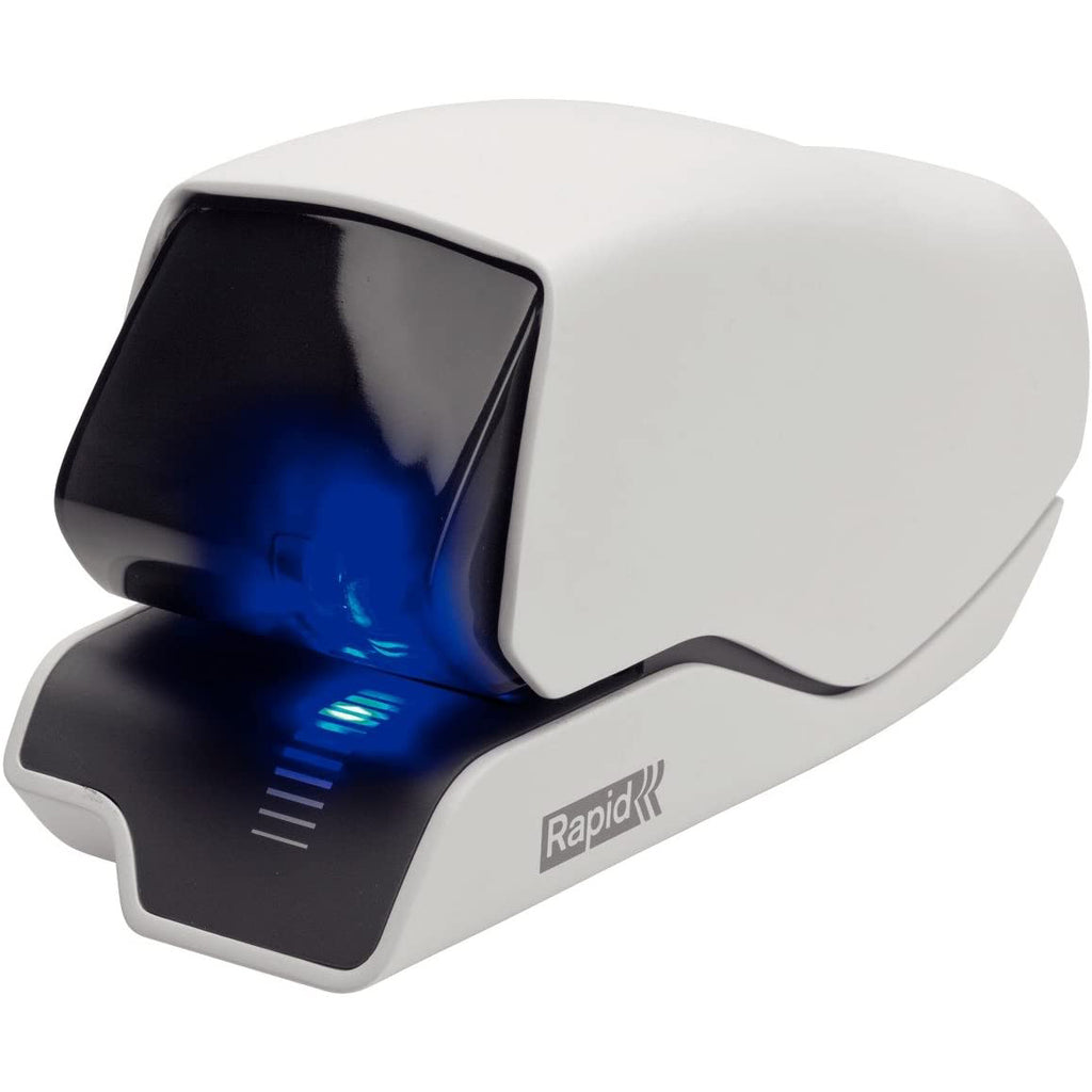 Rapid R5025E Electric Stapler - White, 25 Sheets Capacity