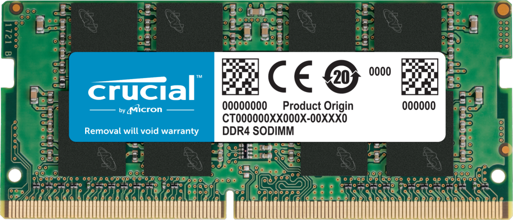Crucial 8GB DDR4 2666MHz SODIMM Memory Module