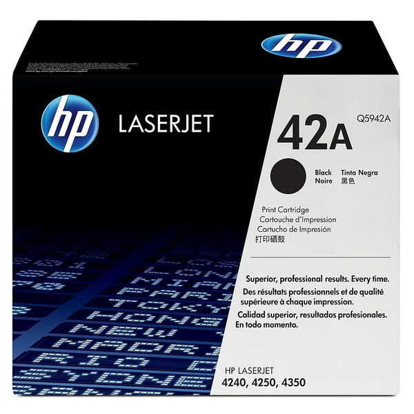 HP 42A (Q5942A) Black Original LaserJet Toner Cartridge
