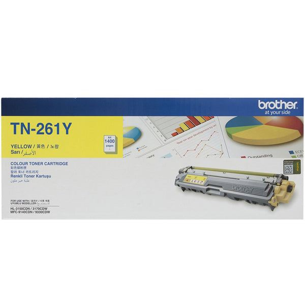 Brother TN-261Y Yellow Toner Cartridge