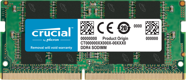 Crucial 8GB DDR4 2666MHz SODIMM Memory Module