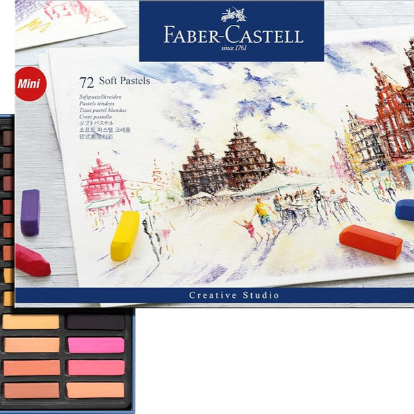 Faber-Castell FC128272 Creative Studio Soft Pastels Box of 72
