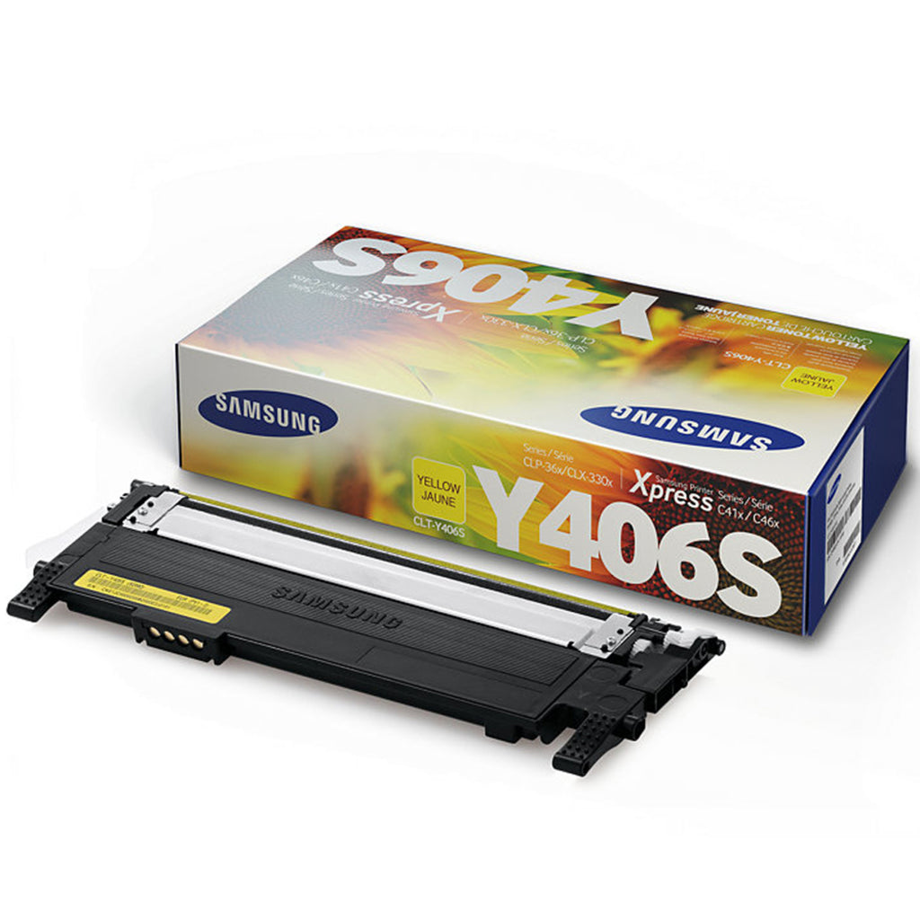 Samsung CLT-Y406S Yellow Toner Cartridge