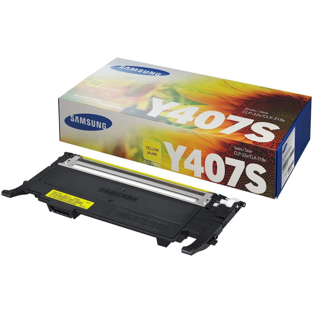Samsung CLT-Y407S Yellow Toner Cartridge