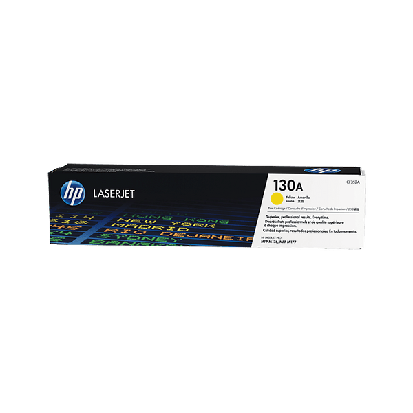 HP 130A Original LaserJet Toner Cartridge - Yellow