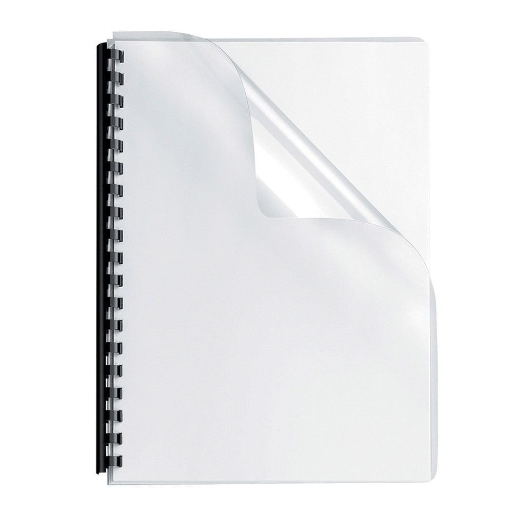 PVC Binding Sheets - 180 Micron, A4, Clear (Pack of 100)