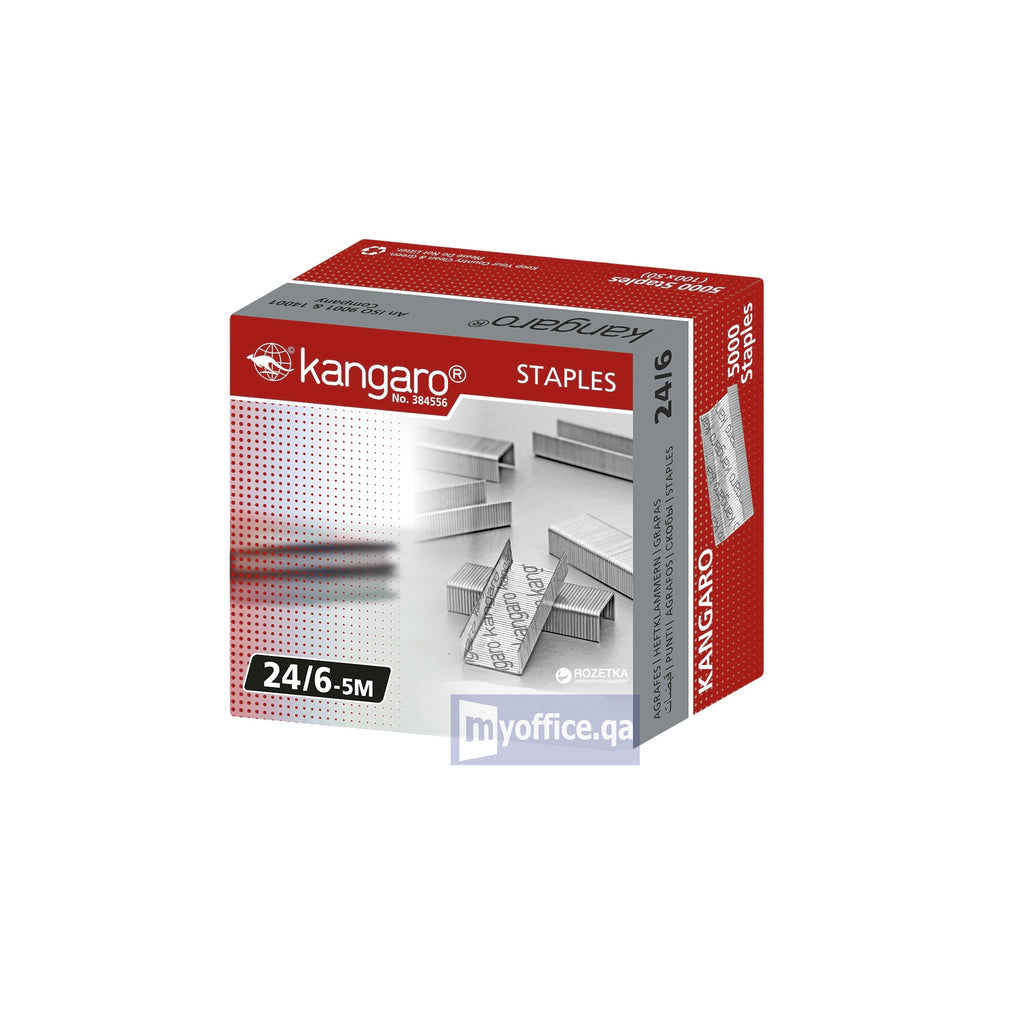 Kangaro Staples 24/6-5M; 5000 Pins