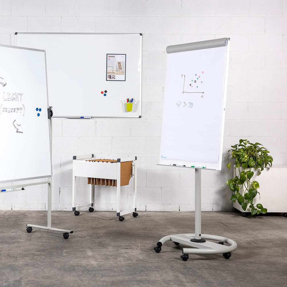 Lacquered Whiteboard with Aluminium frame 120x150cm Rocada RD-6407 made in Spain - 5 year surface warranty