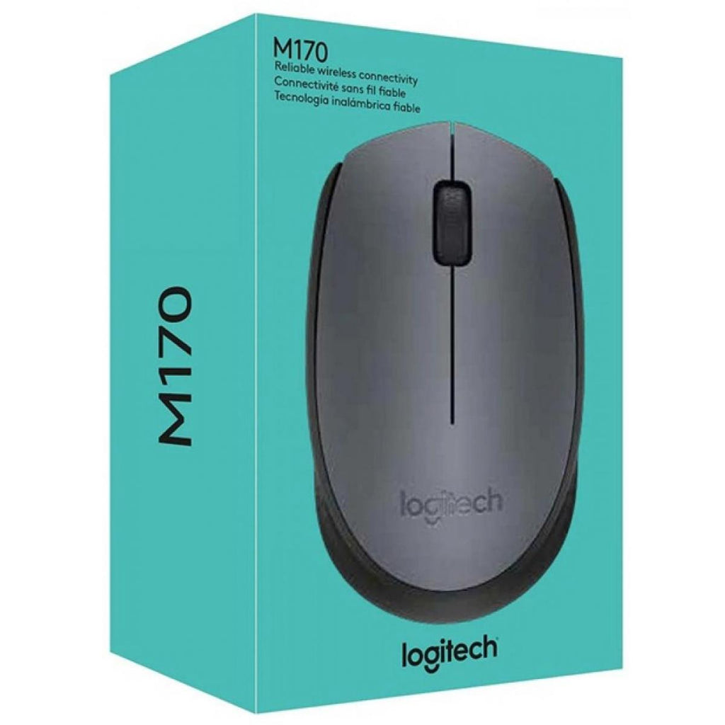 Logitech M170 Wireless Mouse, Black