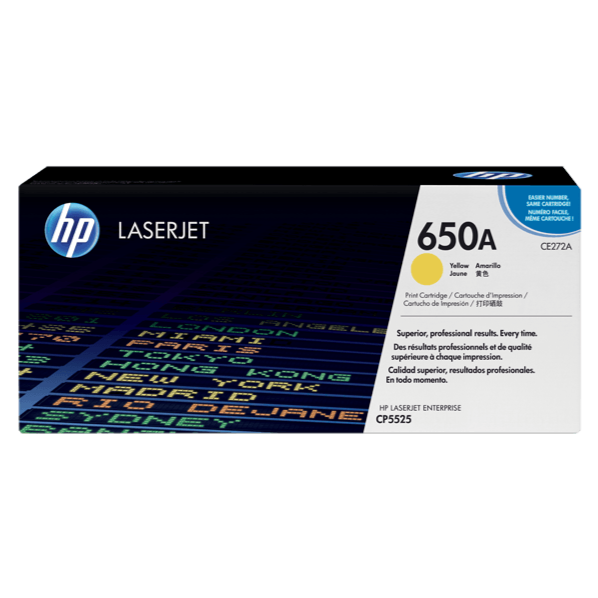 HP 650A Yellow LaserJet Toner