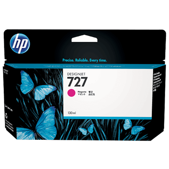 HP 727 130-ml Magenta DesignJet Ink Cartridge
