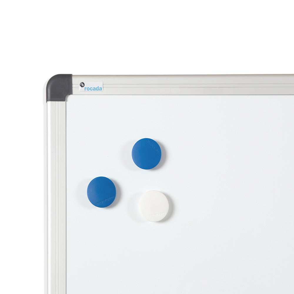 Lacquered whiteboard with aluminium frame 45x60cm Rocada RD6400 made in Spain - 5 year surface warranty