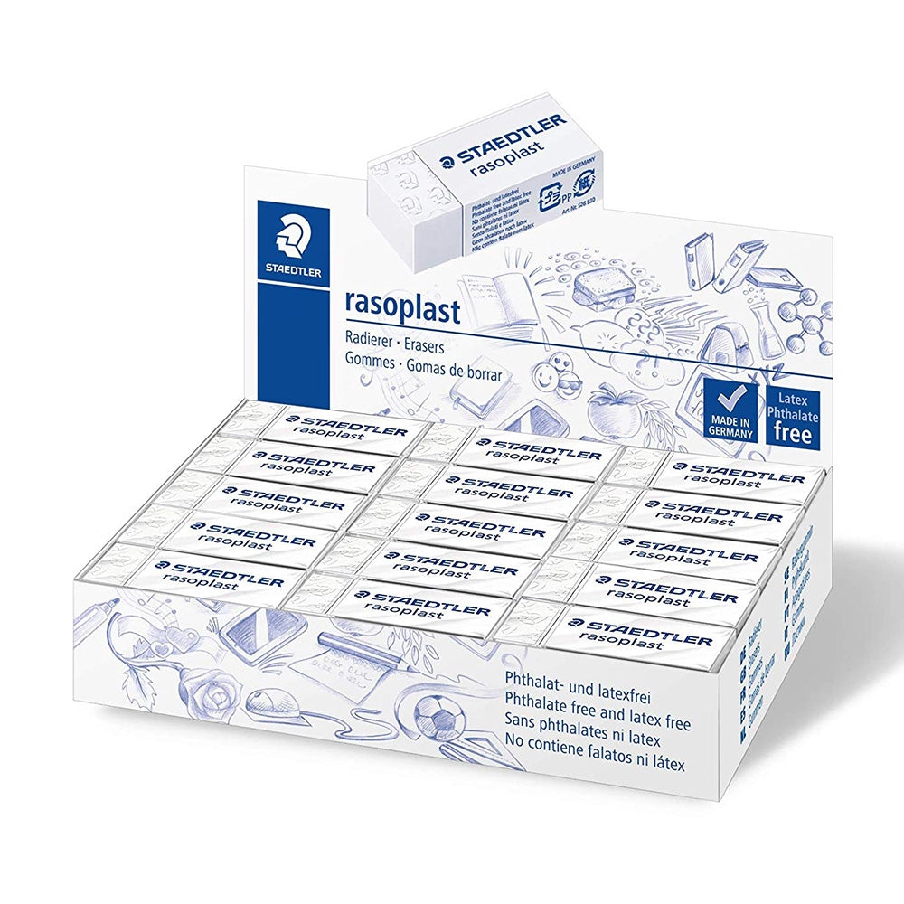 Raso Plast Eraser Box 526 (Big,Medium,Small)