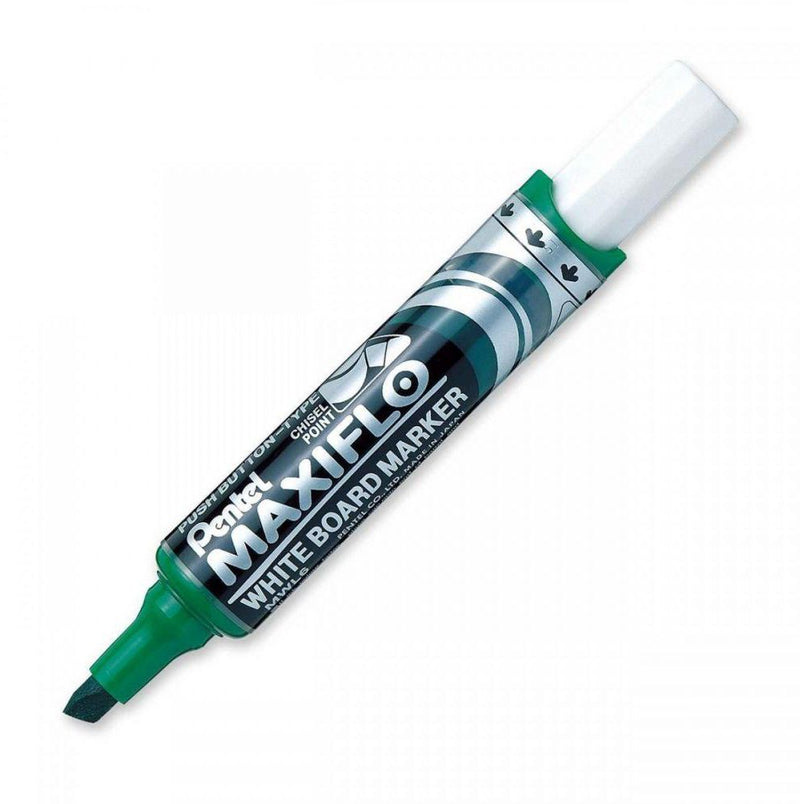Pentel MWL6 Maxiflo Chisel tip White Board Marker