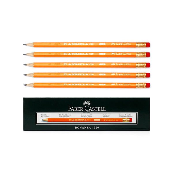 Faber Castell Bonanza Pencil HB (Packet 12 Pc) FCI 1320