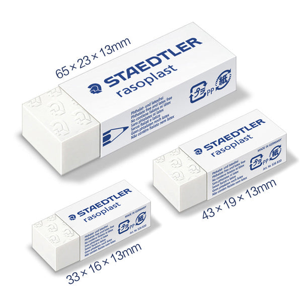Raso Plast Eraser Box 526 (Big,Medium,Small)