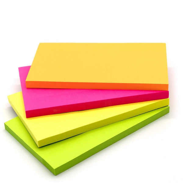 Sticky Notes 3″ x 5″ Assorted Color, 100 Sheets/Pad