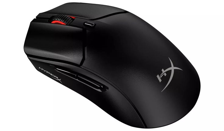 Hyperx Pulsefire Saga RGB Customizable Gaming Mouse Precision Tracking up to 8kHz Lightweight 69 Gram Tactile Clicks HyperX 26K Sensor HyperFlex 2 USB Cable Support PC, PS5™, Xbox Series X|S , Black