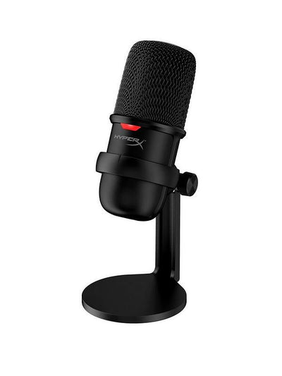 HyperX SoloCast USB Gaming Microphone | LED Status Indicator | Flexible & Adjustable Stand | 4P5P8AA - Black